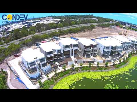 Condev Construction - City Village 7 January 2016 (Robina, Qld) Drone Video