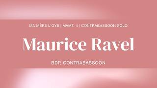 Download lagu Ravel | Mother Goose Suite | Mvmt. 4 | Complete Contrabassoon Excerpt mp3