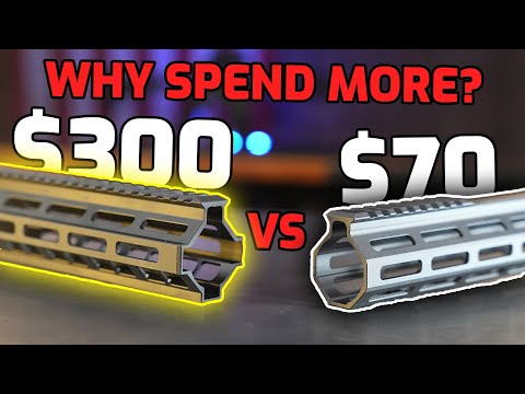 Can a Low-Cost Handguard Beat Out a $500 AR15 Handguard? | AT3 Tactical Cheap VS Expensive