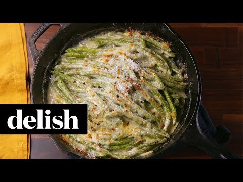 Cheesy Baked Green Beans | Delish