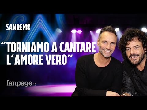 Nek e Renga a Sanremo 2024: "Torniamo a cantare l'amore come si faceva nei Sanremo in bianco e nero"