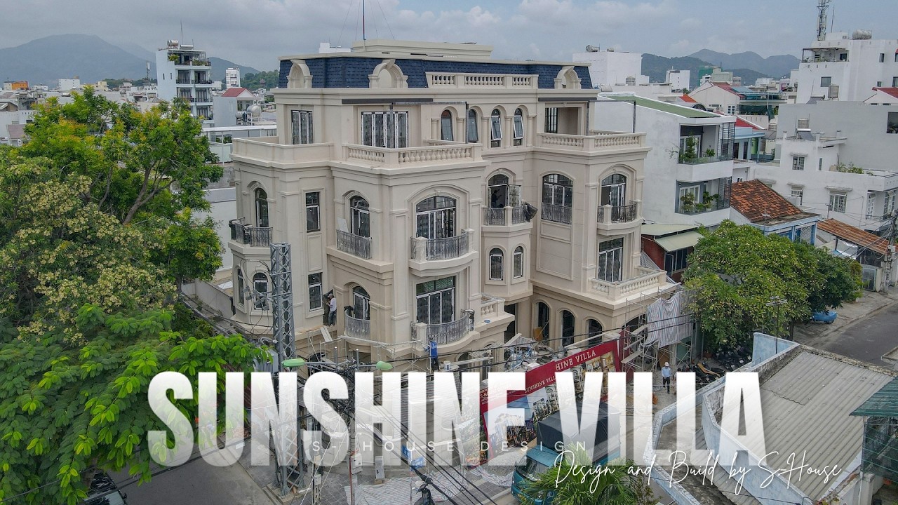 THIẾT KẾ THI CÔNG TRỌN GÓI BIỆT THỰ TÂN CỔ 1000M2 - SUNSHINE VILLA