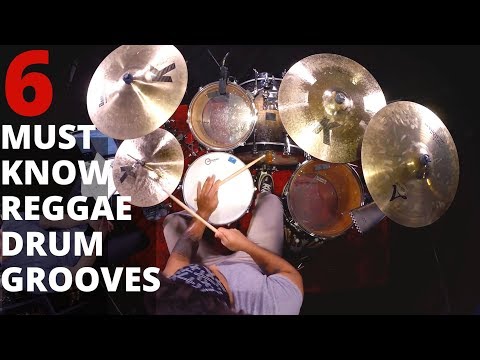 6 Must Know Reggae Drum Grooves | Learn Drum Beats | Lesson by Ben Satterlee Drum Teacher