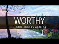 WORTHY (ELEVATION WORSHIP)| PIANO INSTRUMENTAL WITH LYRICS  BY ANDREW POIL | PIANO COVER