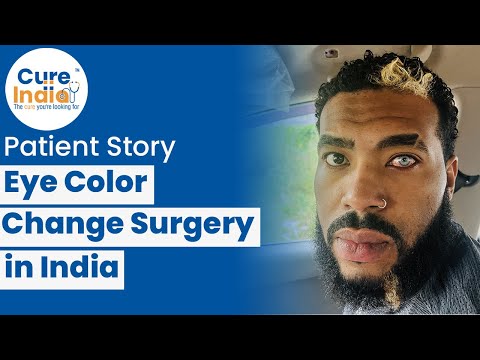 Surgery to change eye color in India | Gray color iris implant
