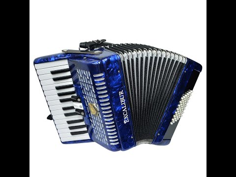 Excalibur Super Classic 48 Bass Ultralite Accordion - Ebony Polish image 6