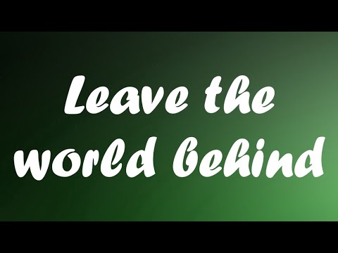 DVBBS, GATTÜSO & Alida - Leave the world behind (lyrics)