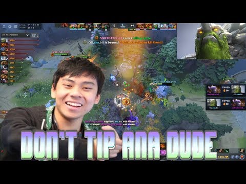 ANA TINY PERSPECTIVE - HE CAN COMEBACK AND KILL Y'ALL - 09/12/19 DOTA 2