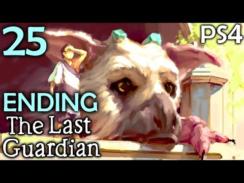 The Last Guardian Walkthrough Part 25 - Can Trico Escape The Nest? Ending & Credits (PS4 Gameplay)