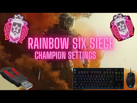 "Best" Settings For Champion| Rainbow Six Siege (Xim Apex) Champion Settings + Highlights