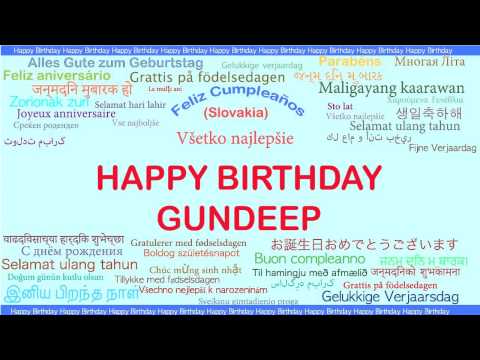 Gundeep   Languages Idiomas - Happy Birthday