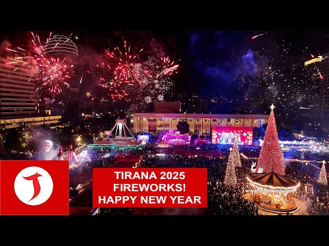 Tirana Fireworks 2025