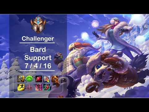 [4K] Challenger Bard Support (7/4/16) Ep.921