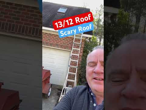 Scary steep roof #shorts #insurance #roof #inspection Daniel The Adjuster