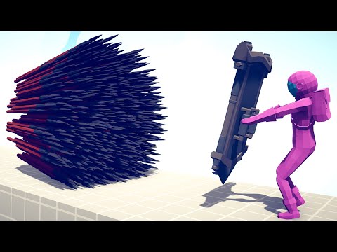 AMONG US MIRROR SHIELD vs EVERY GOD - Totally Accurate Battle Simulator TABS