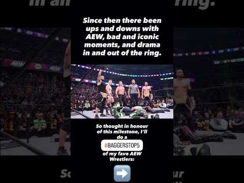 #BaggersTop5 of my fave AEW Wrestlers: ➡️