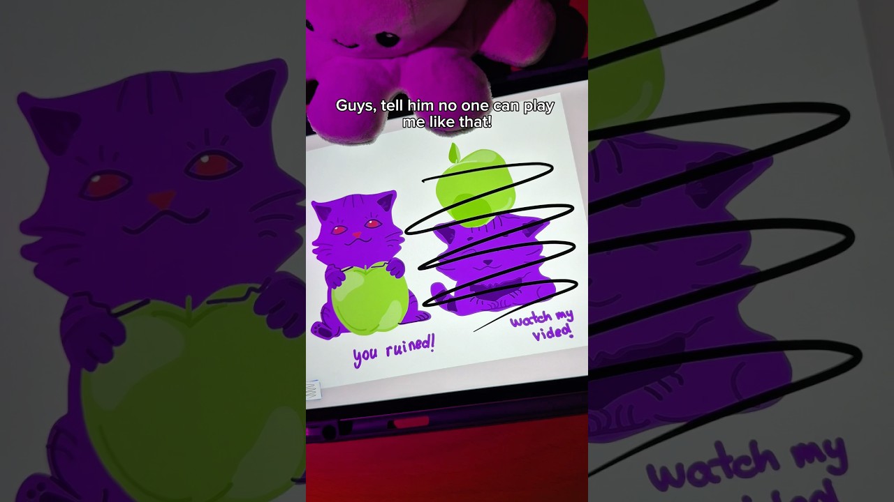 I copied his colors to annoy him! 🫣 #artworkout #art #digitalart #drawing #drawingapp