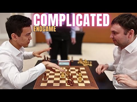 A Complicated Endgame Takes a Sudden Turn | Nodirbek Abdusattorov vs Igor Lysyj | World Rapid 2024