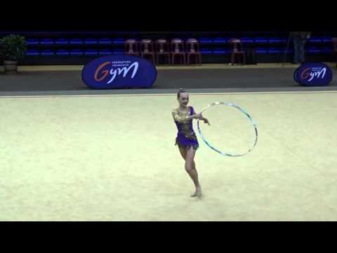 Mélisande Beckmann cerceau - Nat A 18+ France Besançon 2016