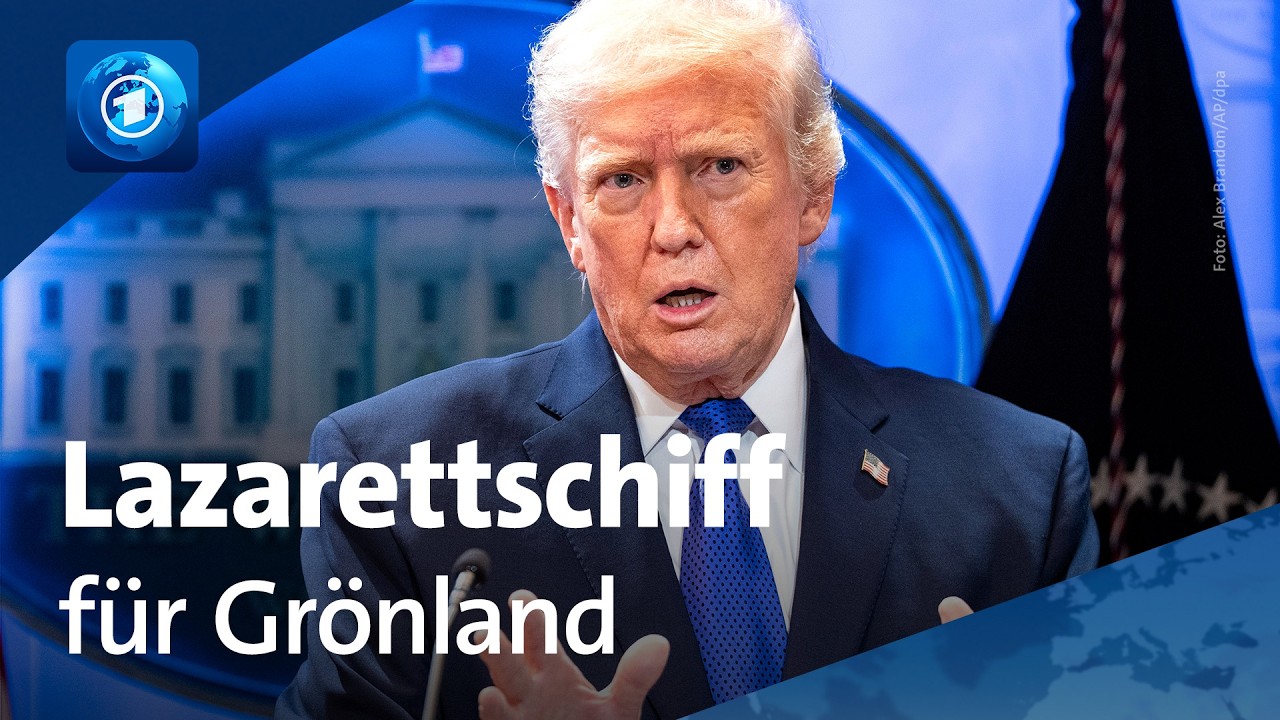 US-Präsident Trump will Lazarettschiff nach Grönland entsenden