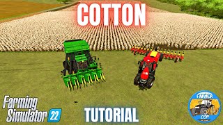 HOW TO GROW COTTON - Farming Simulator 22