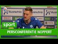 Persconferentie Andries Noppert: "Sit no by de klup fan myn dreamen"