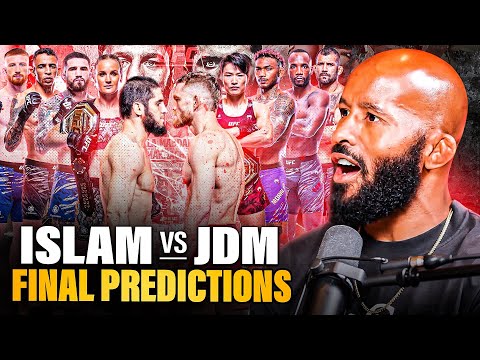 JDM vs ISLAM FINAL PREDICTIONS | WILL MAKHACHEV DESTROY MADDALENA?!