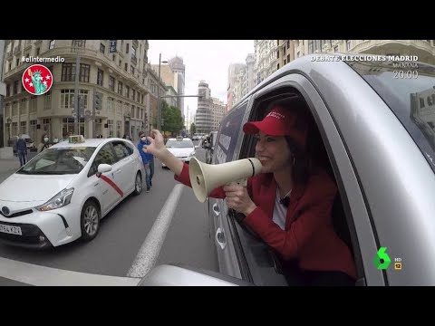 Los 'gritos' de Ayuso por Madrid en plena campaña electoral - El Intermedio