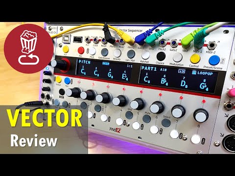 Five12 Vector sequencer + Jack Expander, Manual, Cables & Box image 4