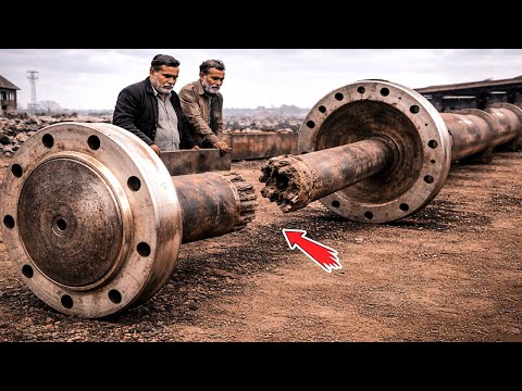 Incredible Technique! Broken Rear Axle Repaired by Skilled Mechanics | Local Workshop