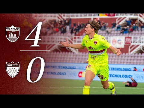 Trapani-Sorrento 4-0, gli highlights della gara