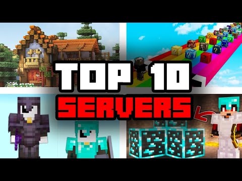 Top 10 MINECRAFT SERVERS To join in 2025 (1.21)