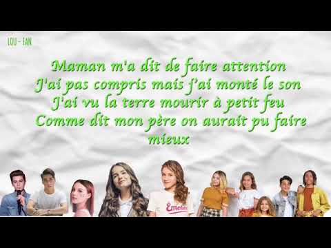 Green team :Les enfants du monde . Chantée par Erza Muquoli .