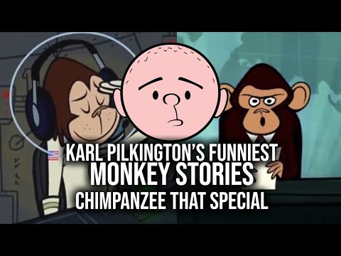 Karl Pilkington's Funniest Monkey Stories | Compilation, Chimpanzee That Special