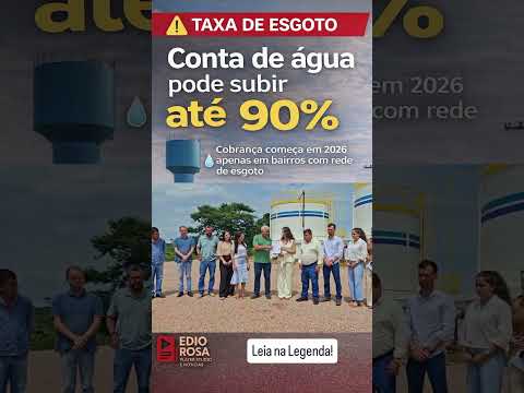 Aguas de Novo Progresso assume tratamento de esgoto e taxa de 90% preocupa moradores...