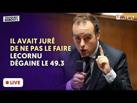 IL AVAIT JURÉ DE NE PAS LE FAIRE : LECORNU DÉGAINE LE 49.3