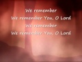 We remember -Newsboys 
