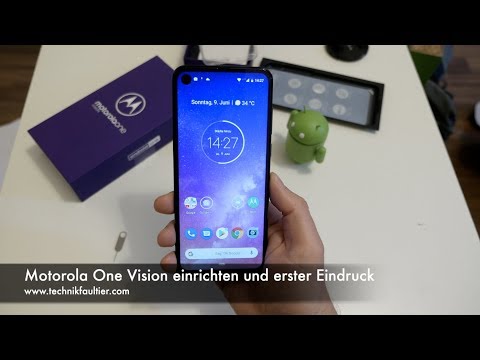 Setting up the Motorola One Vision and first impressions