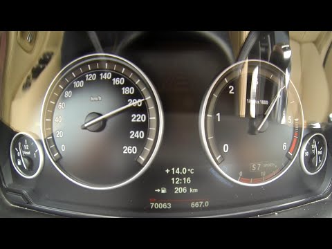 2012 BMW 520d 184hp 0-240 Kmh Top Speed Autobahn