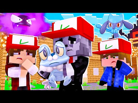 Minecraft : Pokemon Red - ENCONTRAMOS UM FROAKIE SHINY ABANDONADO NA ROTA!! Ep. 2