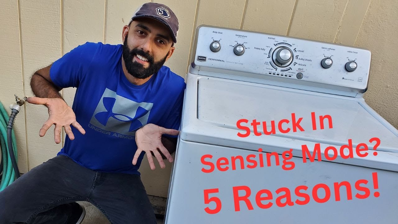 Top 5 Reasons Your Maytag/Whirlpool Washer Is Stuck In The Sensing Mode!