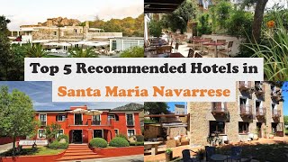 Top 5 Recommended Hotels In Santa Maria Navarrese | Best Hotels In Santa Maria N