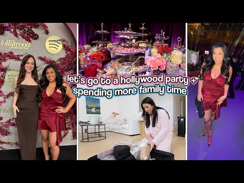 LET'S GO TO A HOLLYWOOD PARTY + Spending More Family Time!!