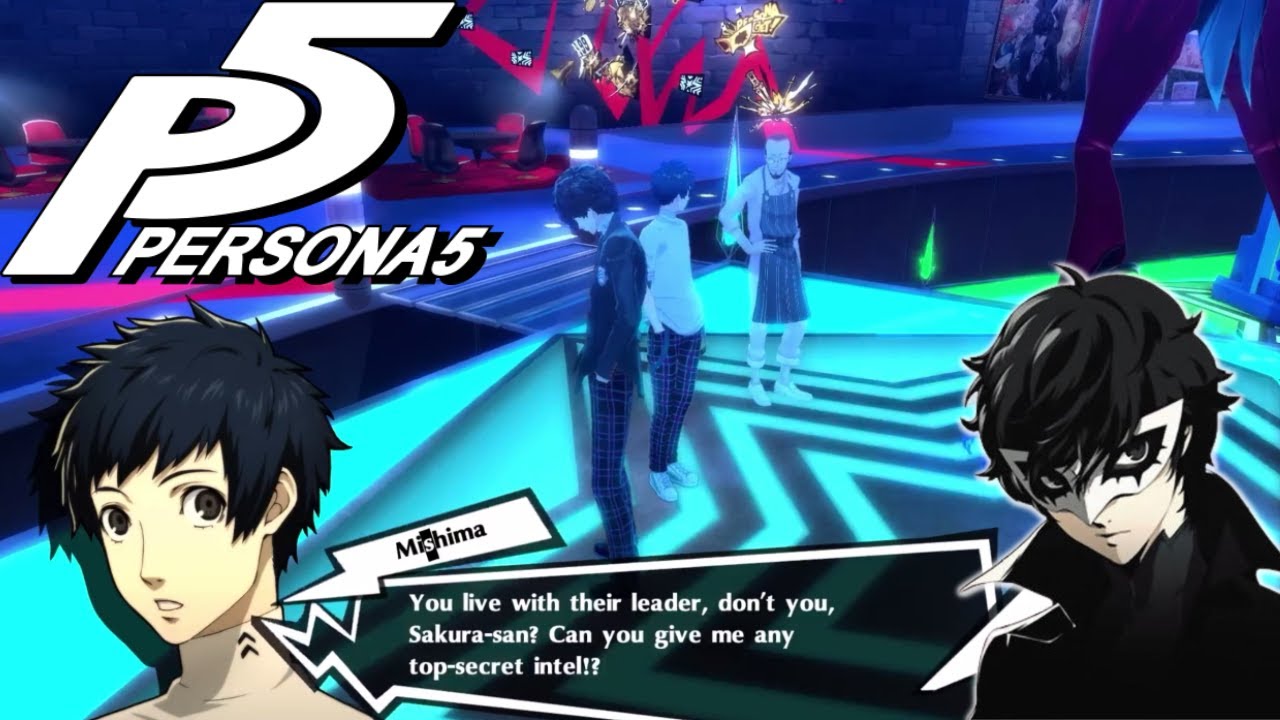Mishima Tries To Get The Inside Scoop On The Phantom Thieves | Persona 5 Royal Thieves Den