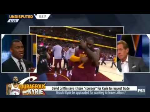 Skip and Shannon Undisputed 8/8/2017 - Should Kyrie Irving be applauded for wating to leave LeBron?