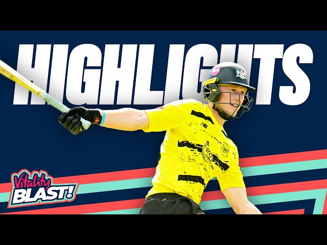 Last Ball Thriller! | Somerset v Gloucestershire – Highlights | Vitality Blast 2024