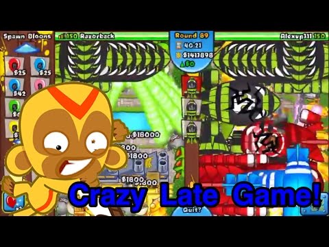 BTD Battles EP: 12 | INSANE LATE GAME BATTLE!!! ROUND 105 MUST WATCH!