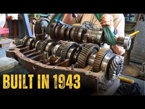 We pulled apart our WWII Wespe Transmission!