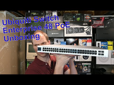 Ubiquiti Switch Enterprise 48 PoE - Unboxing