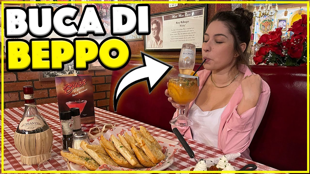 RESTAURANTE BOM E BARATO EM ORLANDO - BUCA DI BEPPO É O MELHOR RESTAURANTE ITALIANO DA CIDADE